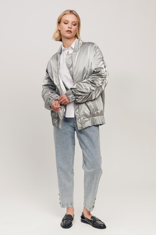 Jess Bomber - Silver - 06