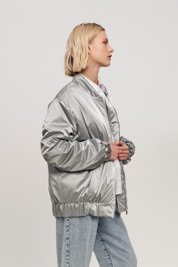 Jess Bomber - Silver - 07
