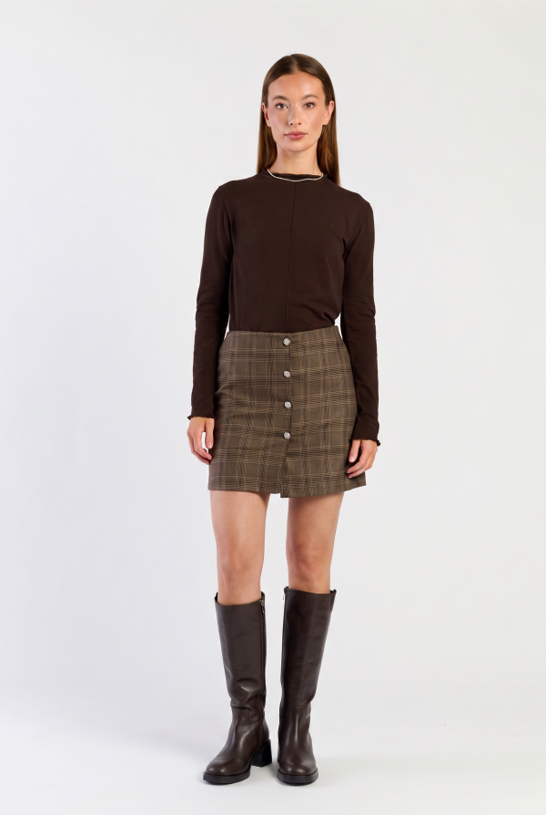 Ella Skirt Checked-01